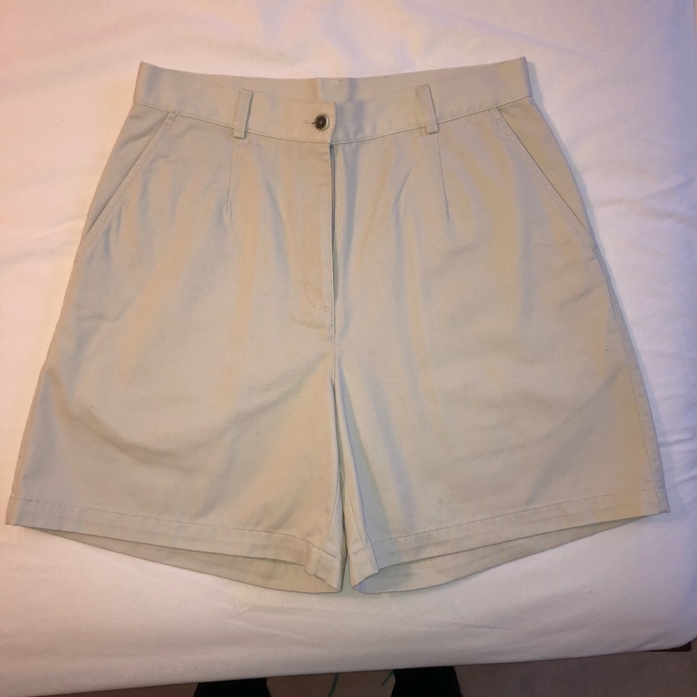 Women’s LL Bean shorts. Khaki color, size 8.